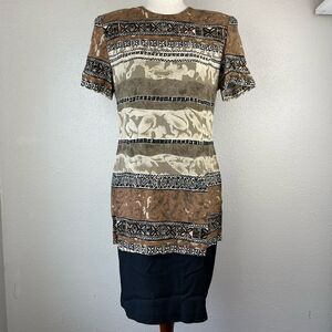 Vintage K.C. Spencer New York Midi Dress Size 6 EUC